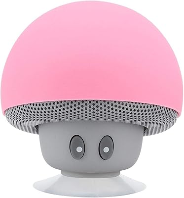 迷你蓝牙音箱,无线便携式蘑菇音乐音箱低音炮带吸盘功能迷你蓝牙音箱