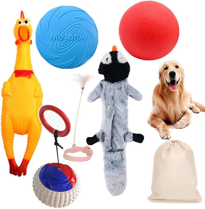 spiritpet 狗狗玩具 吱吱声狗狗玩具 咀嚼狗狗玩具 狗狗拼图玩具 狗狗