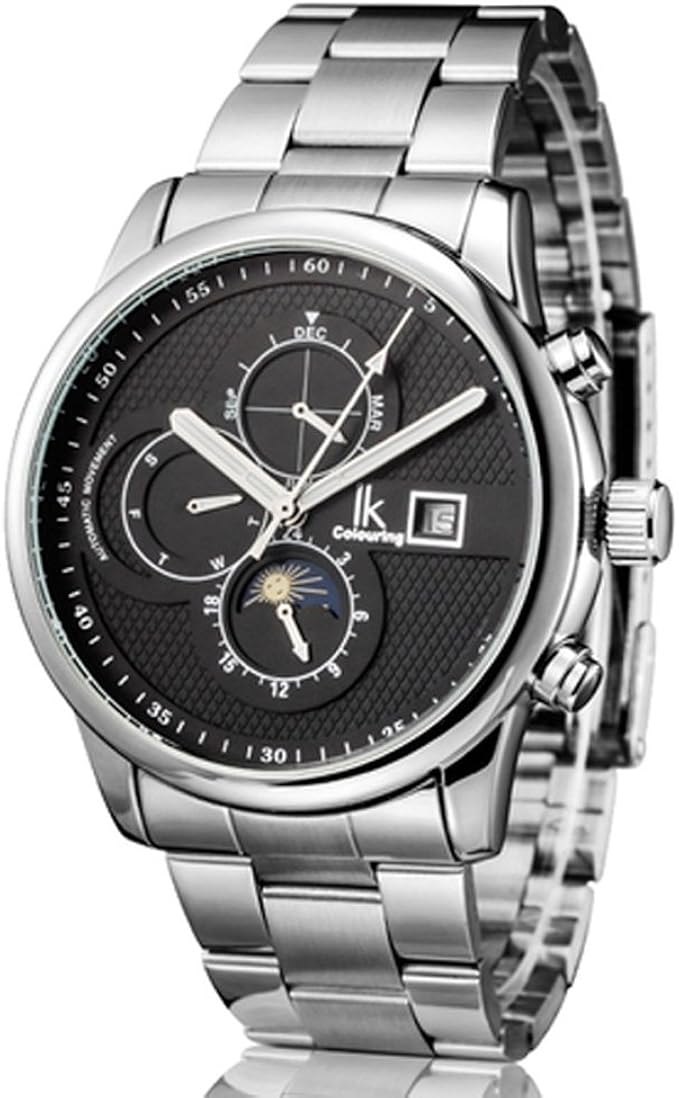 ikcolouring 阿帕琦 六针多功能 全自动机械 商务 爵士尊贵 男表