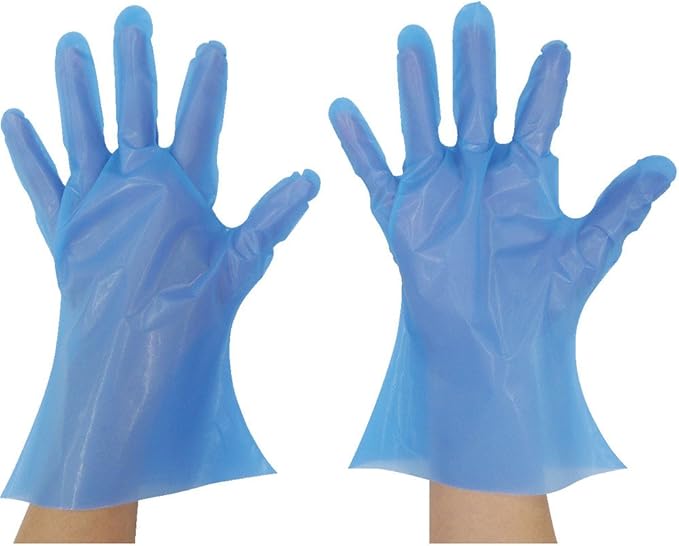 东京包装 mightnite poly 手套 ml 蓝色 np-ml 聚乙烯一次性手套