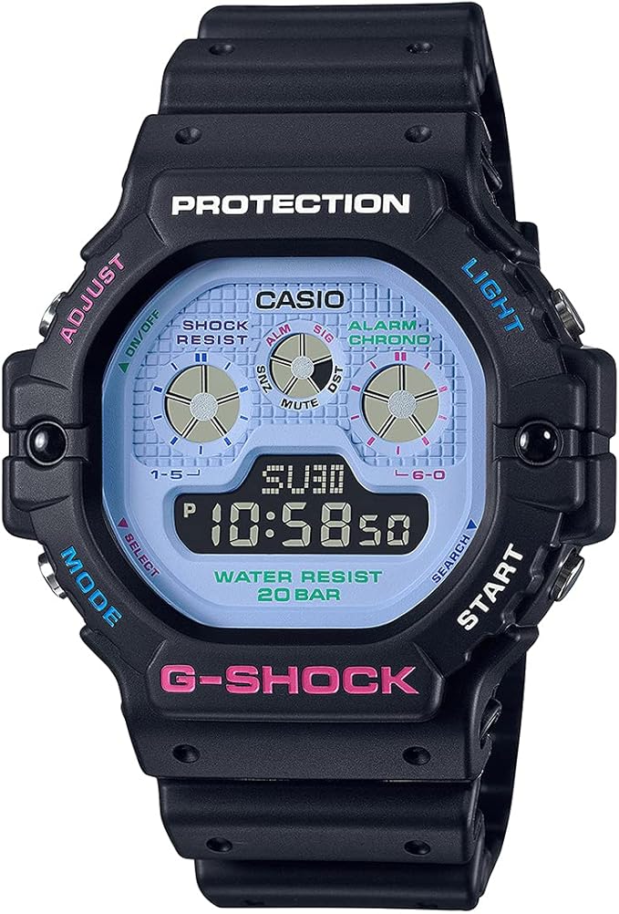 casio 卡西欧 digital sport 石英 g-shock 卡西欧 dw-5900dn-1d