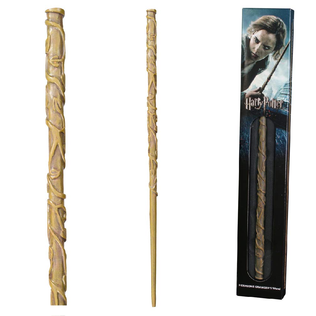 HARRY POTTER The Noble Series - Hermione Granger Wand comes in a standard window box - 15 inch (38 cm) Wizarding World Wand - Harry Potter film set Movie Prop wand