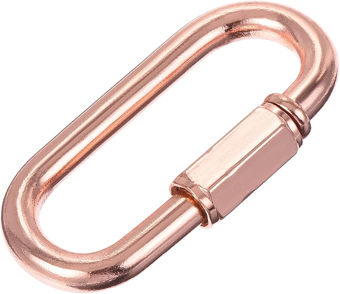 meccanixity 链条连接器,6 毫米厚快速连接螺丝锁椭圆形夹,适用于枝形