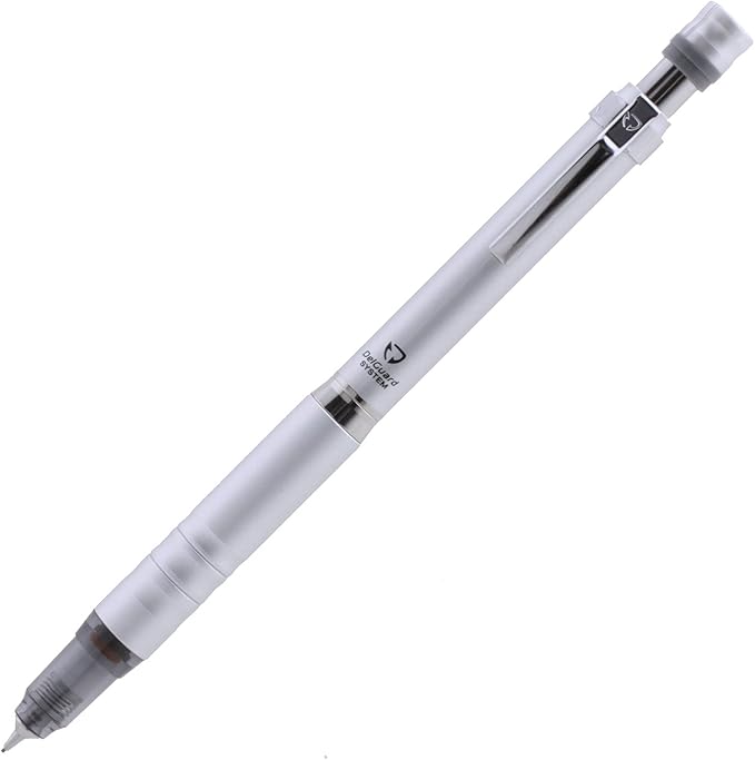 zebra 斑马 不断芯自动铅笔 delguard lx 0.5 金属银 a-ma86-z-mts