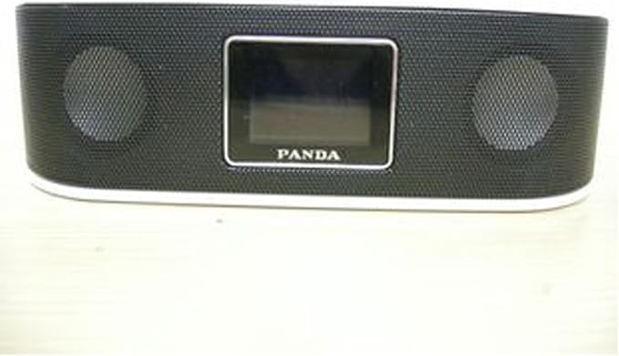 panda熊猫ds140便携台式数码音响插卡音箱电脑音箱usbfm收音黑色