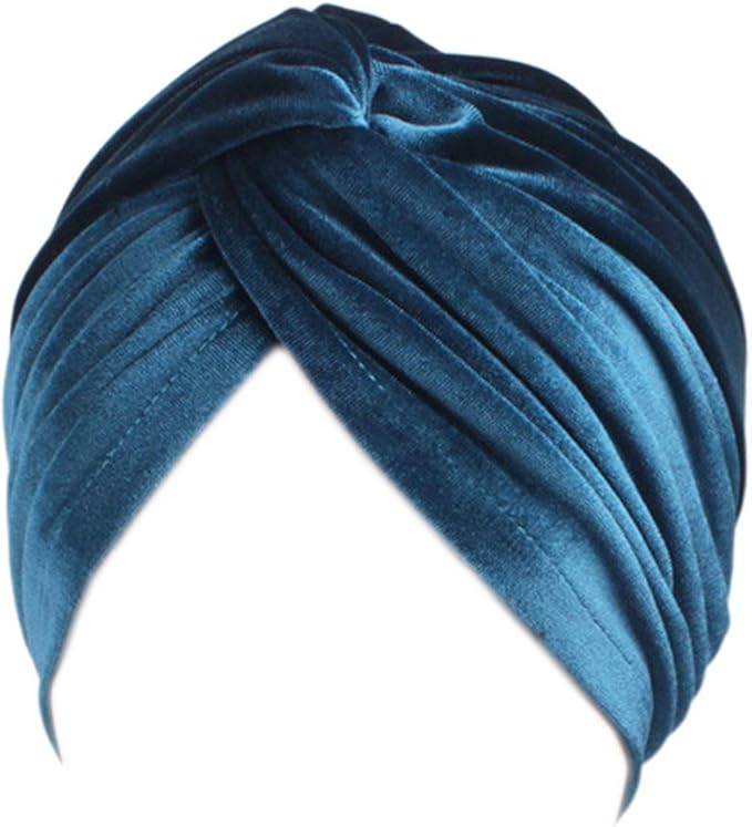 surkat 非洲百褶扭头头巾弹力印度*帽女士无檐*帽