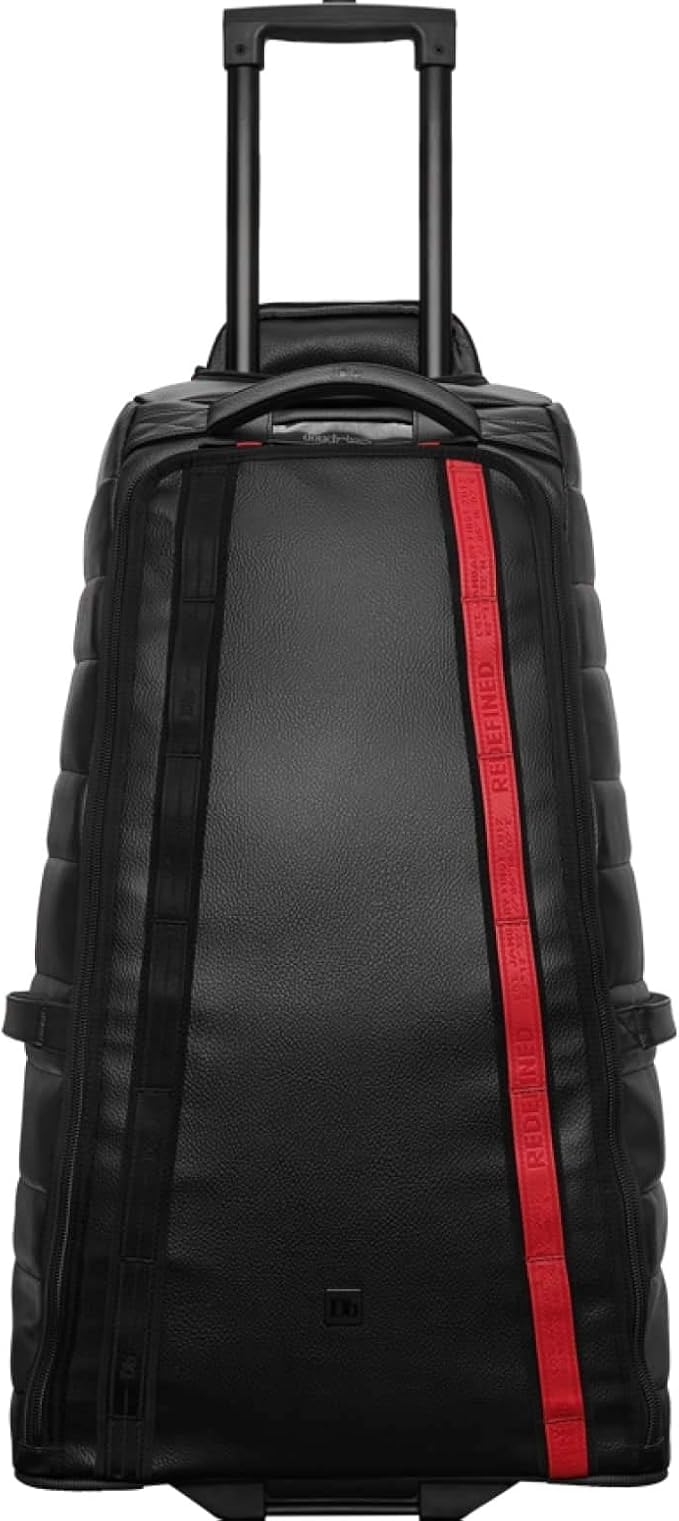 douchebags - 红色织带 little bastard 60l 行李袋(黑色/红色)