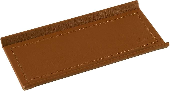 L?ufer 35046 \\u2013 包边 SCALA 真皮信纸盒 Federschale Cognac