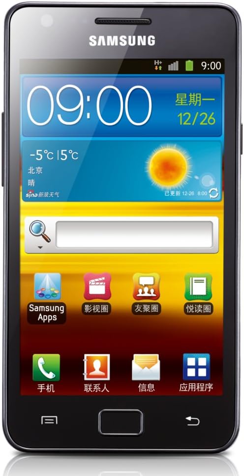 samsung三星i9100g3g手机android23系统43寸魔丽屏超薄机身三星galaxy