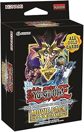 游戏王 Ygo En 电影包金色版英国黑暗边尺寸游戏 玩具 亚马逊中国