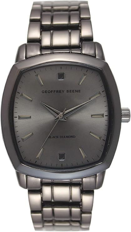 geoffrey beene 男式黑色钻石手链手表