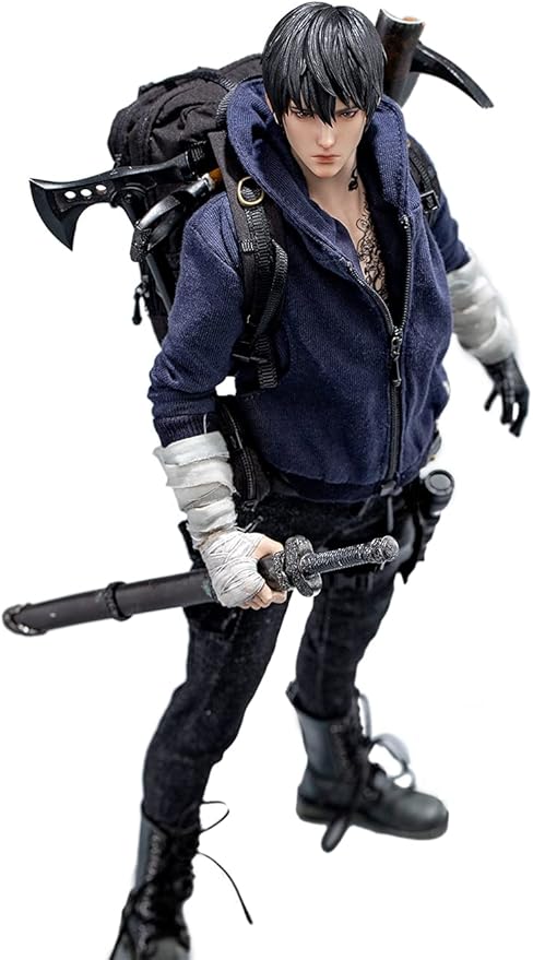 ringtoys 盗墓笔记 张起灵 1/6比例 pvc&amp;abs制 已上色可动