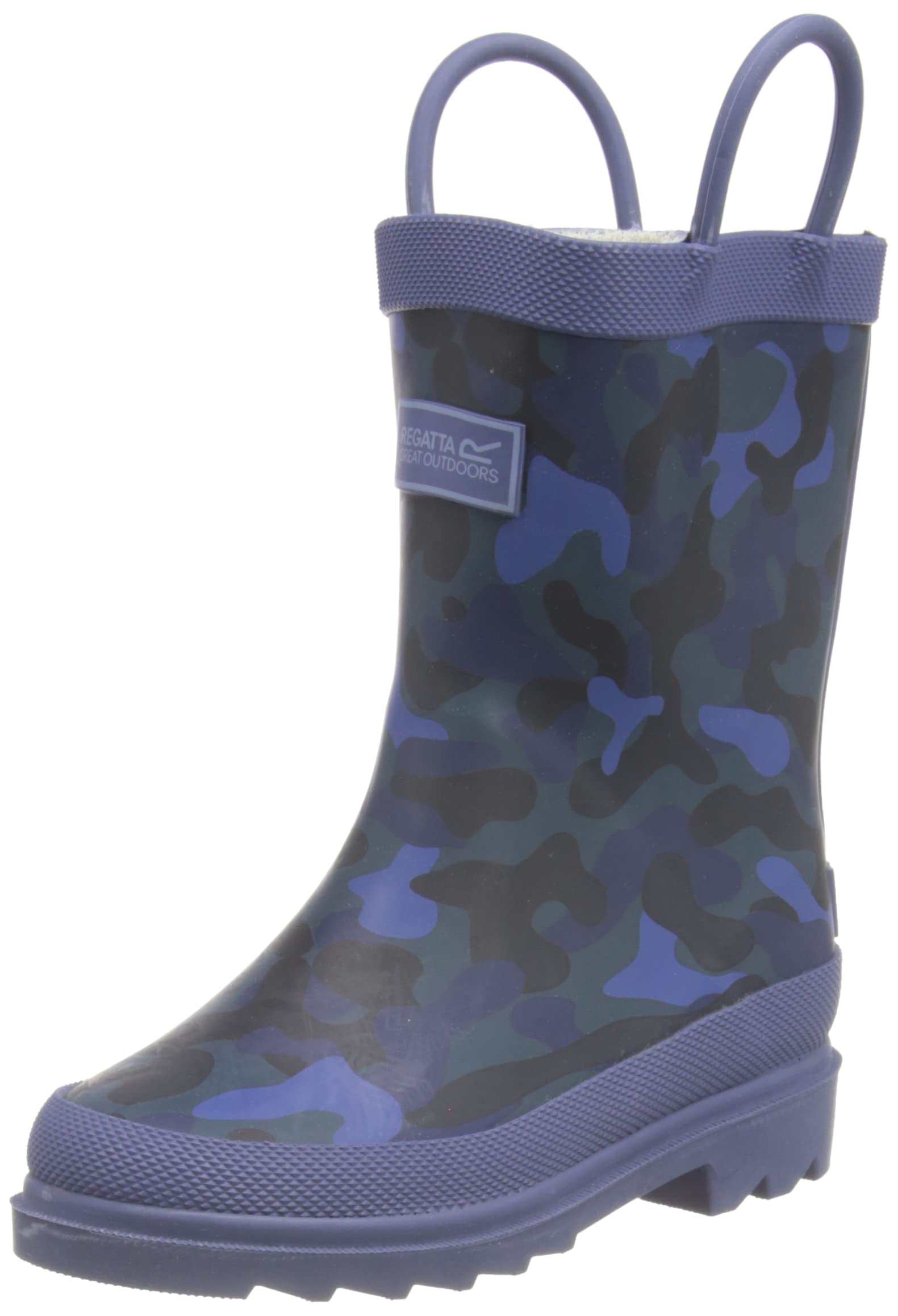 Regatta Great Outdoors Kids'/kids' Mino pattern Wellington boots