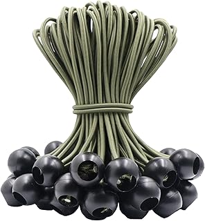 loogi 带球弹力绳,25 根 4 英寸(约 10.