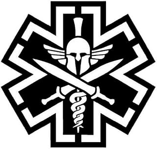 战术* (tac-med) 斯巴达乙烯基贴花(swat(黑色))