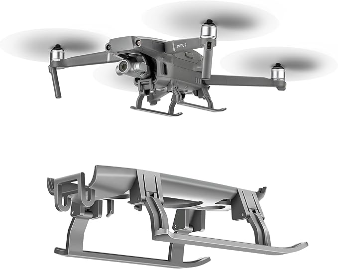 dji mavic 2 无人机配件支架可折叠起落架快速释放高度延长保护装置