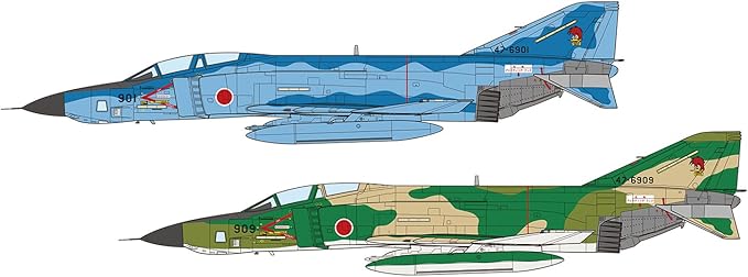 Platz 1 144 航空自卫队侦察机rf 4e 妖精2 洋上迷彩 通常迷彩2机套装塑料模型pf 24 亚马逊中国