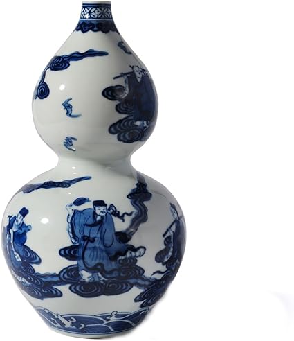 长物居手绘青花八仙过海葫芦瓶景德镇全手工仿古瓷器花瓶 23cm 高 长物居 价格报价图片 长物居手绘青花八仙过海葫芦瓶景德镇全手工仿古瓷器花瓶 23cm 高 长物居 价格报价图片