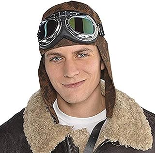 飞行员帽,带护目镜,3 克拉