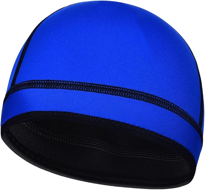 dehai 泳帽 氯丁橡胶潜水服 潜水帽 3mm 防水保暖无檐*帽 游泳帽 适合