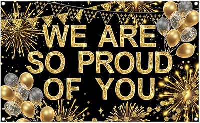 2 厘米)面料 we are so proud of you 毕业背景 class of 2023 祝贺