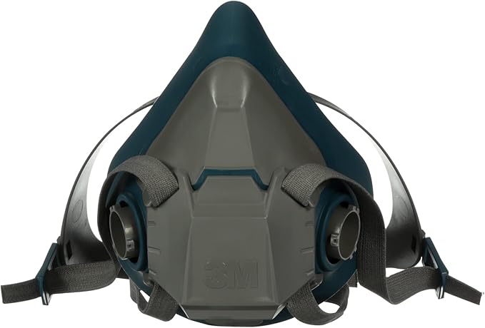 3m 6502/49489 坚固耐用且舒适的半脸呼气口罩,可重复使用,中号