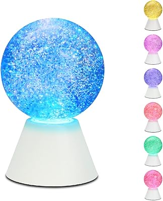 redigle led 变色灯球,彩色熔岩闪光装饰灯,卧室床头之夜适合家居装饰