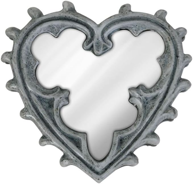 alchemy 哥特式复古/哥特式心形紧凑镜 - 保险存储库