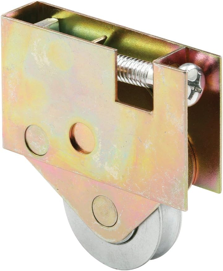 slide-co 134296 滑动门滚轮组件,1-1/2 英寸,灰缸