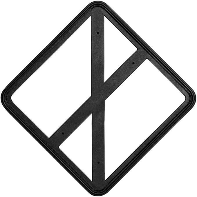 qualarc disq-24x24-blk 装饰铸铝防锈 60.96cm x 60.