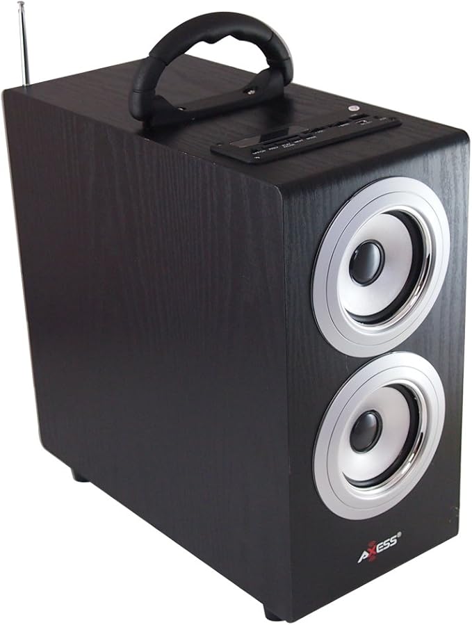 axess sp1003-bl 带低音炮的音箱扬声器 包括 fm