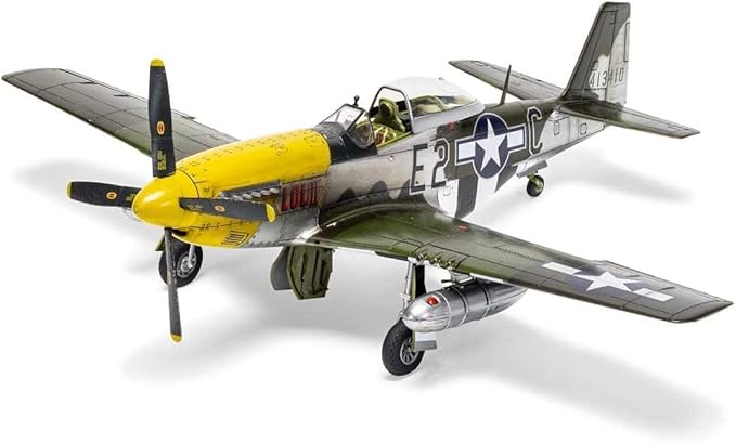airfix a05138 北美野马 p51-d 野马(无鱼尾),多种颜色