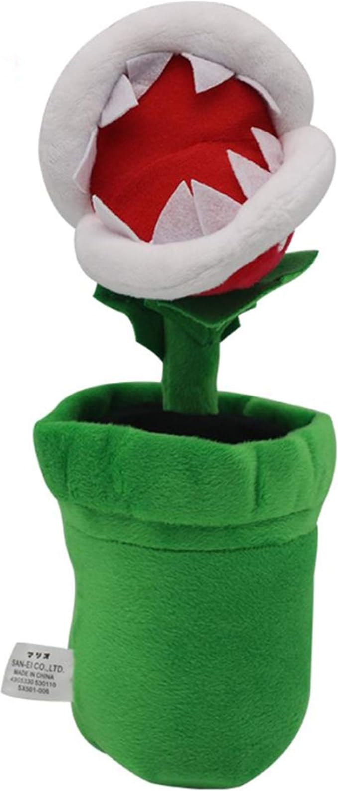 juyo super mario bros petey piranha 柔软毛绒玩具,填充动物玩偶