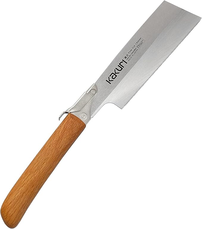 kakuri 日本土木锯 7 英寸细切锯,细齿薄刀,木工日本拉锯片刀,日本