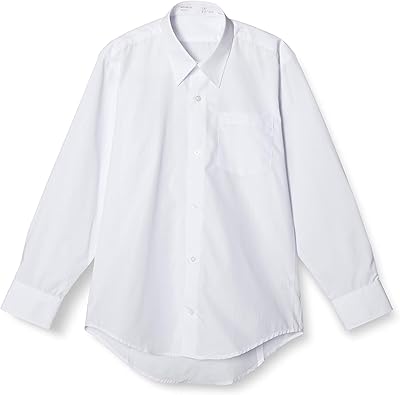 jommjomm 学校衬衫 男子 长袖 学生衬衫 形态稳定 *防臭 吸水速干