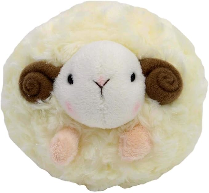 take off 毛绒玩具 音乐盒 圆形 绵羊 m尺寸 象牙色