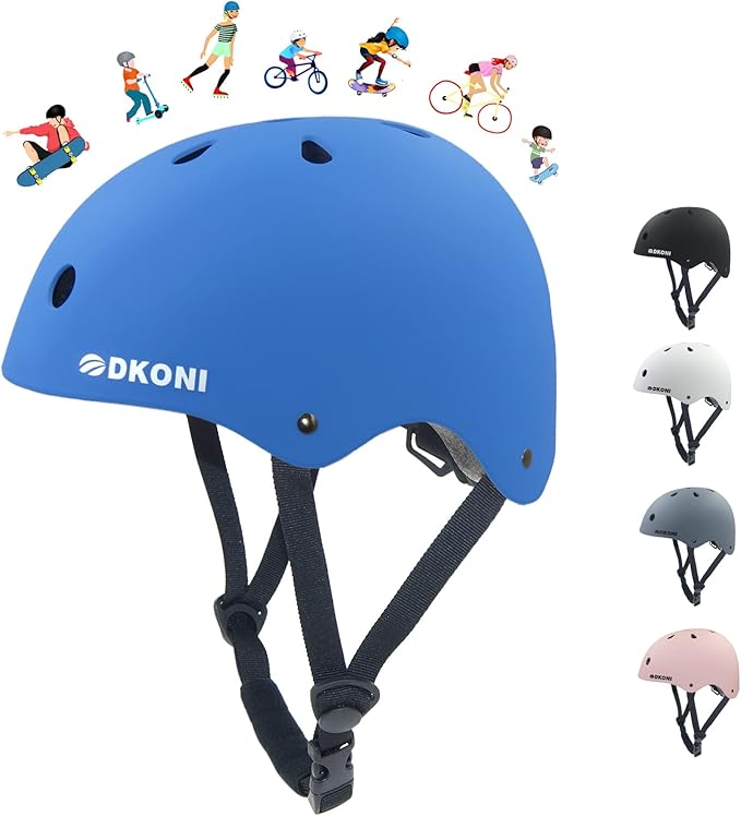 儿童滑板头盔保护装备:运动防护装备滑冰头盔骑行运动头盔适用于