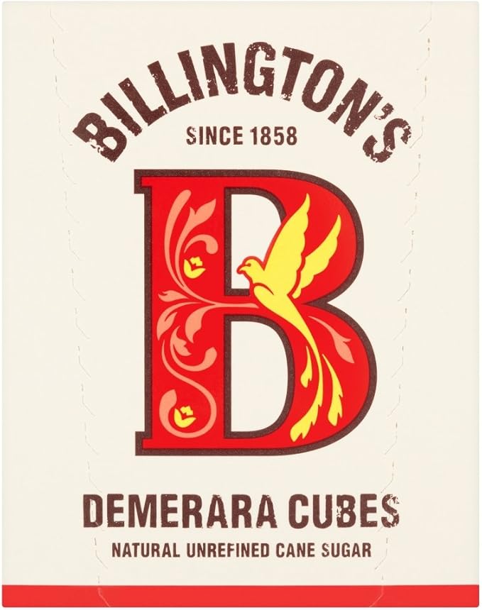 billingtons demerara cubes natural unrefined cane sugar, 500 g