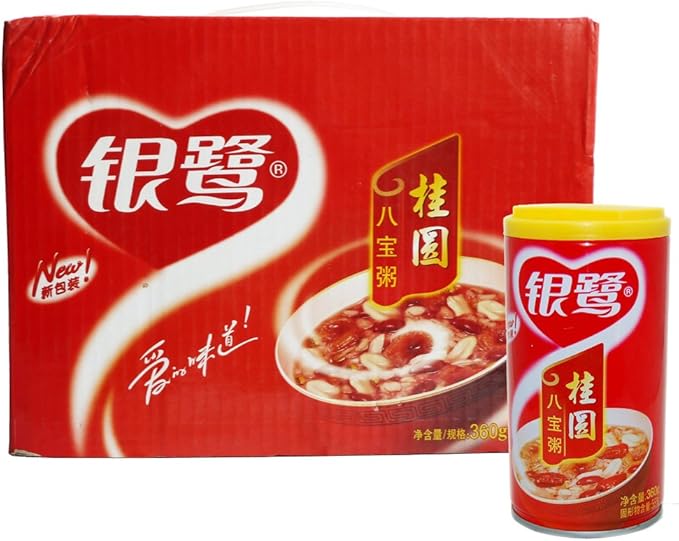 银鹭 桂圆八宝粥 360g*12
