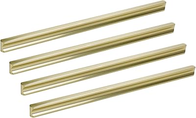 60 英寸孔距金色铝合金简约风格实心橱柜把手现代抽屉拉手