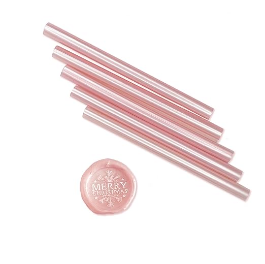 迷你胶枪密封蜡胶棒,制作蜡密封印章,适用于礼品包装,婚礼邀请函,卡片