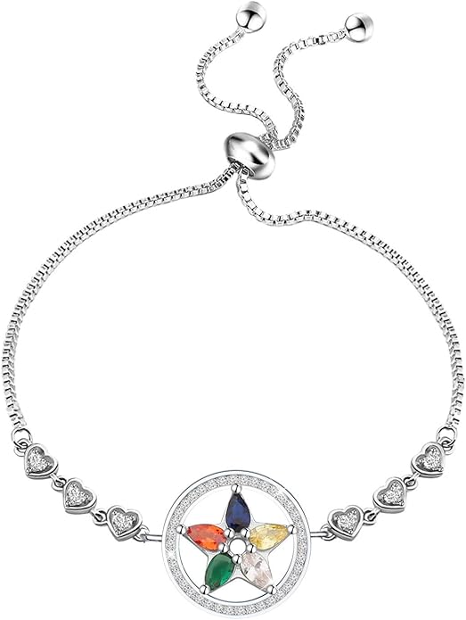 aktap 东方之星 手镯 oes 姐妹会珠宝 oes 送给女士女孩的礼物