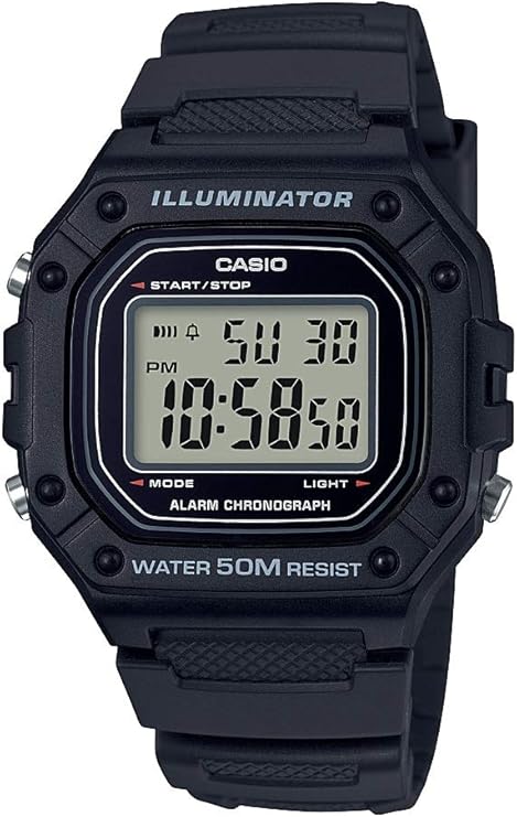 casio men's w-218h-1avcf classic digital display quartz