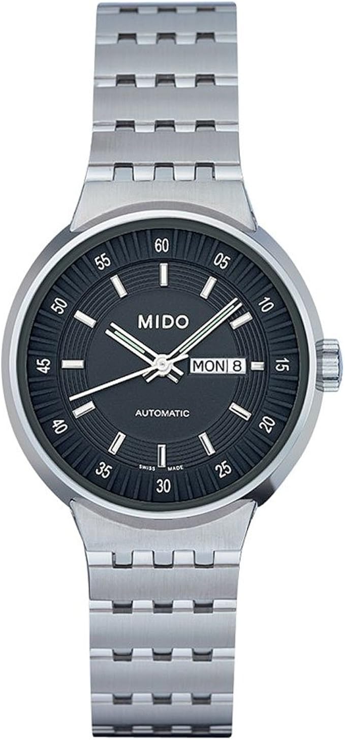 mido 美度 女士手表自动全表盘 m733041812, 黑色/银色, 手链