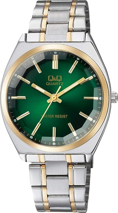 citizen 西铁城 q&amp;q 手表 指针式 防水 金属表带 qb78-422