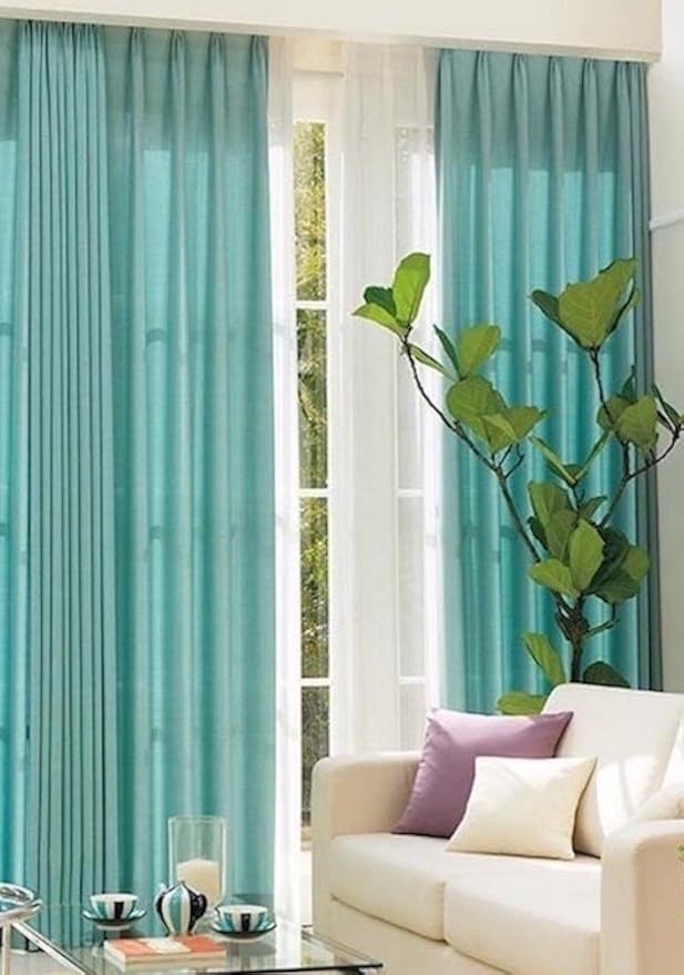 窗帘 永久褶皱加工a 防火 可洗(双开用)2倍褶皱 尺寸宽度3000mm 薄荷