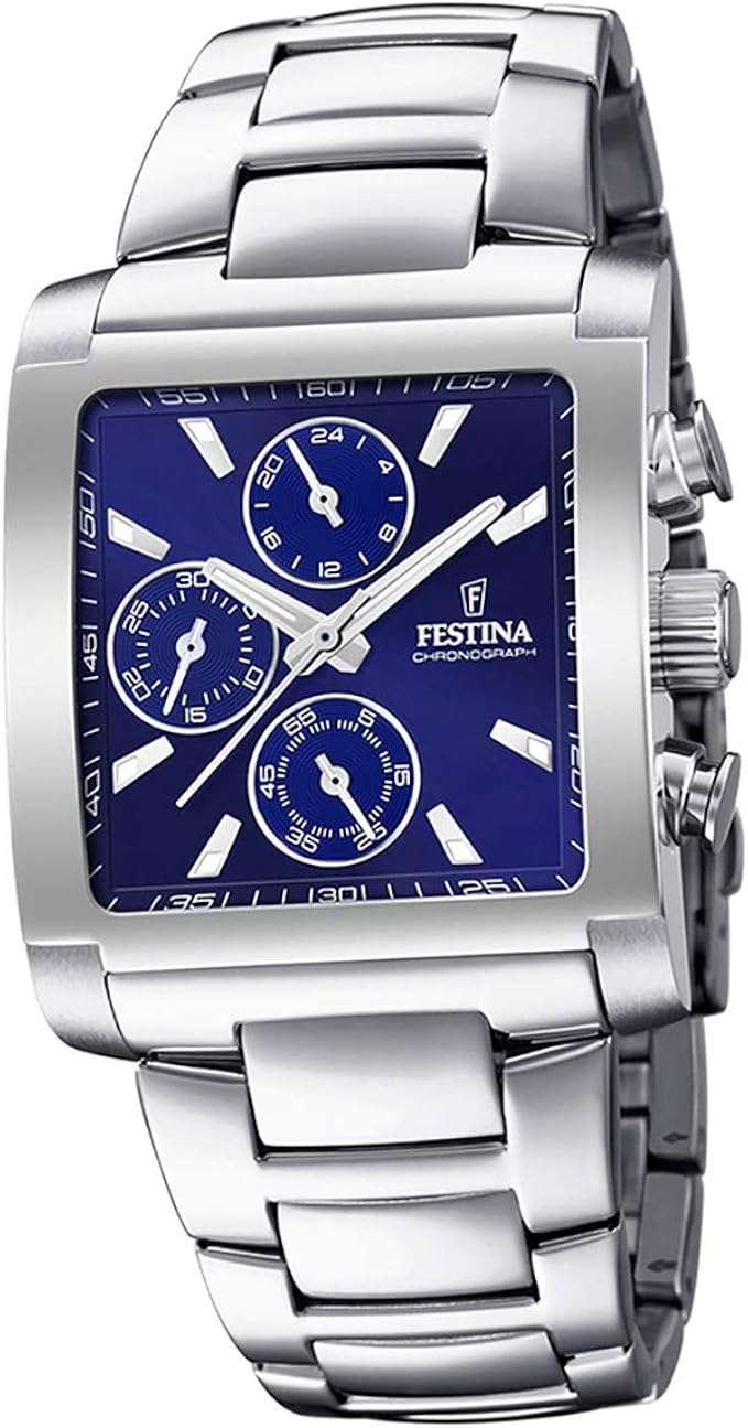 festina 男式计时石英手表不锈钢表带 f20423/2