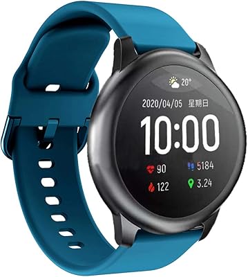 小米 haylou solar ls05 表带的 senter 表带,22 毫米软硅胶运动替换