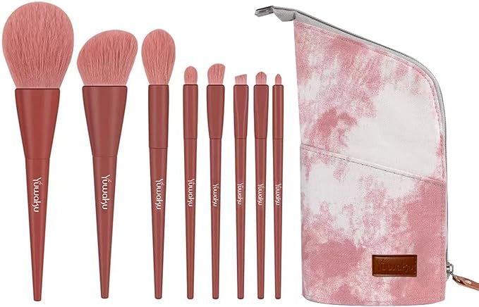 化妆刷套装专业包括眼妆刷,唇刷,脸刷套装,粉底刷套装方便携带 kabuki