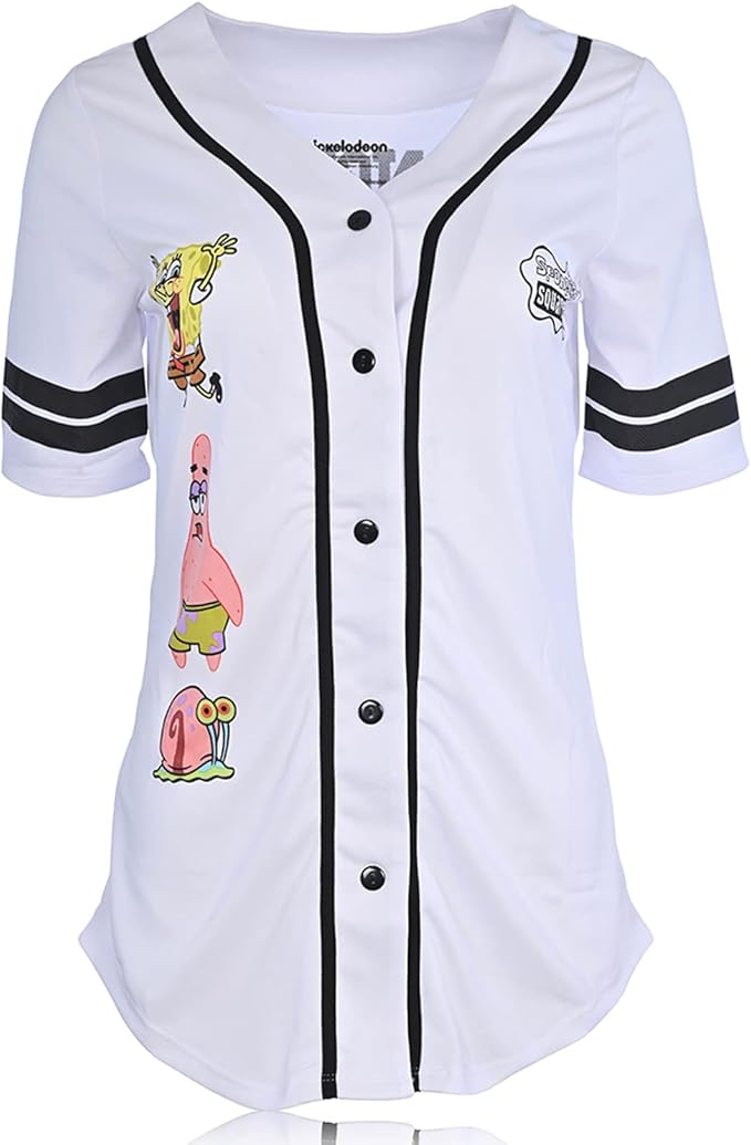 spongebob squarepants 女士时尚衬衫短袖 t 恤